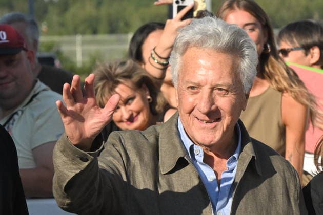 The headliner of the 60th Karlovy Vary International Film Festival, American actor Dustin Hoffman, arrived in Karlovy Vary, Czech Republic, on July 2nd, 2026. (CTKxPhoto SlavomirxKubes) CTKPhotoP2026070207648  CTKPhotoP2026070207648