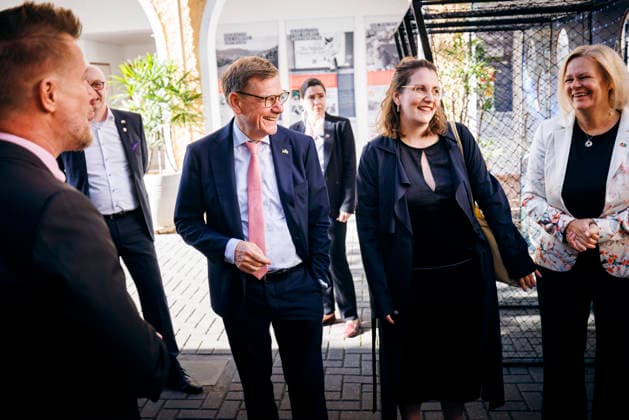 Johann Wadephul (CDU), Bundesaussenminister, aufgenommen im Rahmen eines Besuchs des Goethe-Institut Sao Paulo in Sao Paulo, 02.07.2026. Fotografiert im Auftrag des Auswaertigen Amtes (AA) Sao Paulo Brasilien *** Johann Wadephul (CDU), Federal Minister of Foreign Affairs, photographed during a visit to the Goethe-Institut São Paulo in São Paulo on July 2, 2026. Photographed on behalf of the Federal Foreign Office (AA) in São Paulo, Brazil. Copyright: xFelixxZahnx