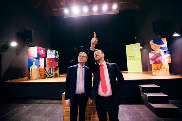 Johann Wadephul (CDU), Bundesaussenminister, aufgenommen im Rahmen eines Besuchs des Goethe-Institut Sao Paulo in Sao Paulo, 02.07.2026. Fotografiert im Auftrag des Auswaertigen Amtes (AA) Sao Paulo Brasilien *** Johann Wadephul (CDU), Federal Minister of Foreign Affairs, photographed during a visit to the Goethe-Institut São Paulo in São Paulo on July 2, 2026. Photographed on behalf of the Federal Foreign Office (AA) in São Paulo, Brazil. Copyright: xFelixxZahnx