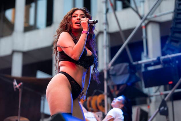 July 2, 2026, Madrid, Spain: Singer CORA ALDARA performing during the MADO 2026 Festival, in the Plaza de las Reinas. Madrid Spain  - ZUMAs197 20260702_aaa_s197_029 Copyright: xAtilanoxGarciax