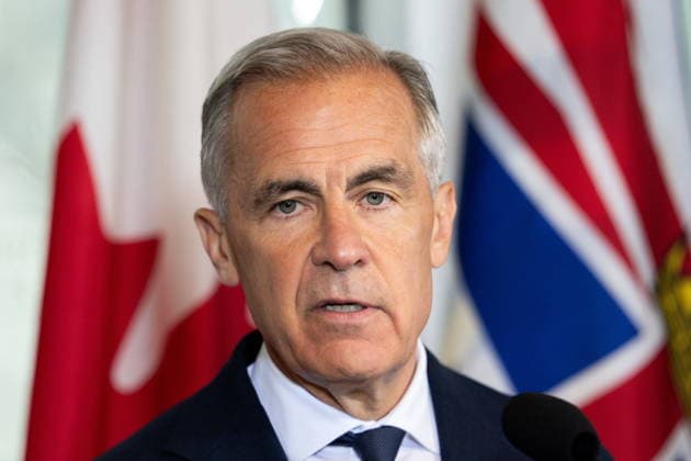 July 2, 2026, Vancouver, Bc, CANADA: Prime Minister Mark Carney speaks during an announcement in Vancouver, on Thursday, July 2, 2026. Vancouver CANADA  - ZUMAc35_ 20260702_zaf_c35_017 Copyright: xEthanxCairnsx
