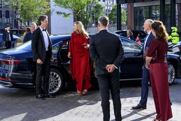 Amsterdam, The Netherlands, 2026-07-02 19:16:15 AMSTERDAM, 02-07-2026, National Opera & Ballet King Willem Alexander and Queen Maxima are attending the National Ballet gala in honour of the farewell of director Ted Brandsen. During the gala, the achievements of Brandsen, who has led the ballet company since 2003, are being commemorated. The gala is taking place at the National Opera & Ballet in Amsterdam. PHOTO: NLBeeld Patrick van Emst Credit: NL Beeld Patrick van Emst  Copyright: xx x