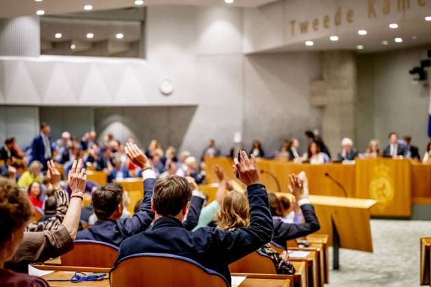 THE HAGUE - MPs during the final votes prior to the summer recess. ROBIN UTRECHT ANP netherlands out - belgium out  Copyright: xx x562638243x originalFilename: 562638243.jpg