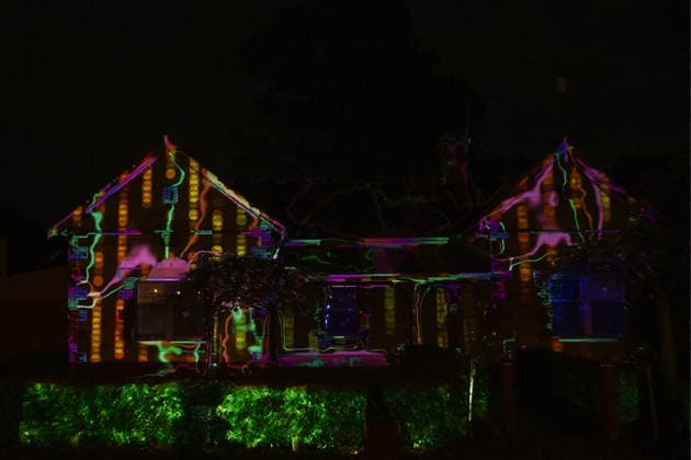 ILLUMINATE ADELAIDE, Light Projection at the Adelaide Zoo during Illuminate Adelaide, Adelaide, Thursday, July 2, 2026. ( NO ARCHIVING ADELAIDE SOUTH AUSTRALIA AUSTRALIA  Copyright: xMICHAELxERREYx 20260702194706061290