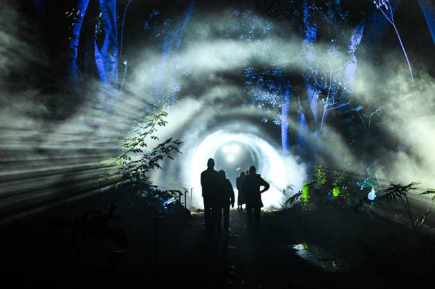 ILLUMINATE ADELAIDE, Light Installation at Night Visions during Illuminate Adelaide, Adelaide, Thursday, July 2, 2026. ( NO ARCHIVING ADELAIDE SOUTH AUSTRALIA AUSTRALIA  Copyright: xMICHAELxERREYx 20260702178495623062