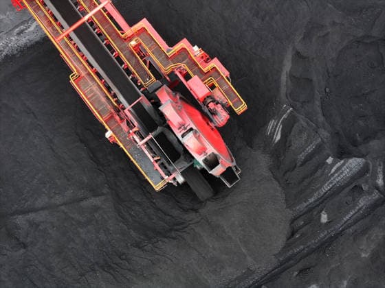 Lianyungang Port Coal Terminal LIANYUNGANG, CHINA - JULY 3, 2026 - Large machinery is stacking and storing imported coal at the coal terminal yard of Lianyungang Port in Jiangsu Province, China on July 3, 2026. Lianyungang Jiangsu China  Copyright: xCFOTOx i1783069298649