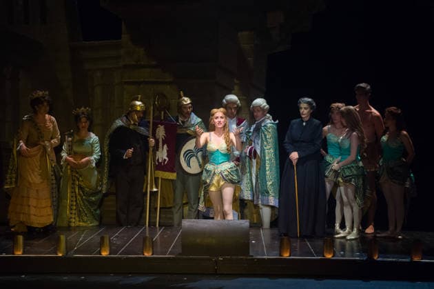 July 2, 2026, Malaga, Spain: Actors perform on the stage during the musical The Phantom of the Opera at the Cervantes Theatre. The Phantom of the Opera, Andrew Lloyd Webberis acclaimed musical about a tragic love story, will be staged at the Cervantes Theatre from 3 July to 9 August as part of its national tour. Malaga Spain - ZUMAs197 20260702_aaa_s197_234 Copyright: xJesusxMeridax