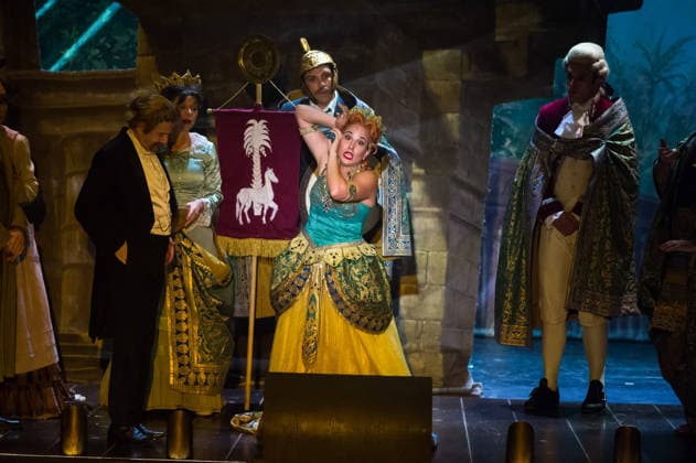 July 2, 2026, Malaga, Spain: Actors perform on the stage during the musical The Phantom of the Opera at the Cervantes Theatre. The Phantom of the Opera, Andrew Lloyd Webberis acclaimed musical about a tragic love story, will be staged at the Cervantes Theatre from 3 July to 9 August as part of its national tour. Malaga Spain  - ZUMAs197 20260702_aaa_s197_258 Copyright: xJesusxMeridax