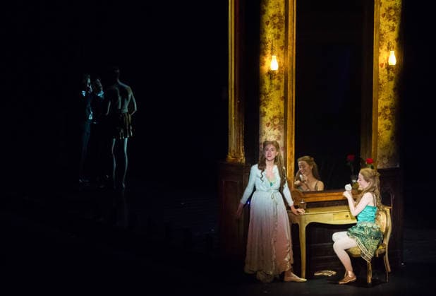 July 2, 2026, Malaga, Spain: Actors perform on the stage during the musical The Phantom of the Opera at the Cervantes Theatre. The Phantom of the Opera, Andrew Lloyd Webberis acclaimed musical about a tragic love story, will be staged at the Cervantes Theatre from 3 July to 9 August as part of its national tour. Malaga Spain - ZUMAs197 20260702_aaa_s197_266 Copyright: xJesusxMeridax