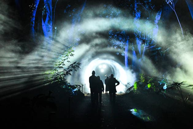 ILLUMINATE ADELAIDE, Light Installation at Night Visions during Illuminate Adelaide, Adelaide, Thursday, July 2, 2026. ( NO ARCHIVING ADELAIDE SOUTH AUSTRALIA AUSTRALIA  Copyright: xMICHAELxERREYx 20260703150333568703