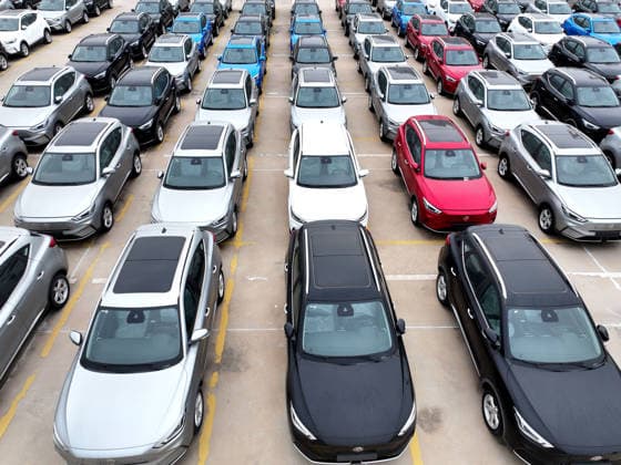 Vehicles Export LIANYUNGANG, CHINA - JULY 3, 2026 - Chinese-made automobiles are preparing to be loaded onto ships for export to foreign countries at the dock of Dongfang Port Company of Lianyungang Port in Jiangsu Province, Lianyungang City, Jiangsu Province on July 3, 2026. Lianyungang Jiangsu China  Copyright: xCFOTOx i1783078917672