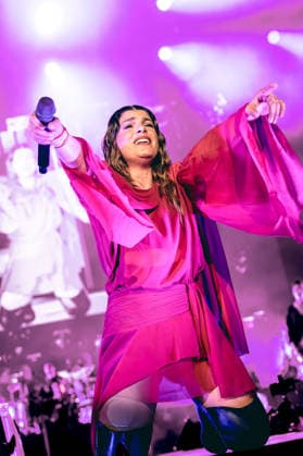 Music Concert - EMMA - LIVE TOUR 2026 Emma sing during EMMA - LIVE TOUR 2026, Music Concert in ROME, Italy, July 02 2026 ROME IPPODROMO DELLE CAPANNELLE ROMA Italy Copyright: xTommasoxNotarangelox xLiveMediax LPM_2545715