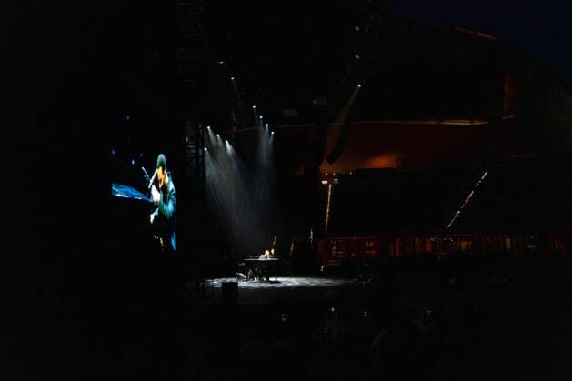 John Legend At Cavea dell Auditorium Parco della Musica Ennio Morricone - Rome John Legend performs live in Rome at the Cavea dell Auditorium Parco della Musica Ennio Morricone during his A Night of Songs & Stories tour 2026 in Rome, Italy on July 2, 2026. Photo by Andrea Bracaglia ABACAPRESS.COM Rome Italy Italy  Copyright: xBracagliaxAndrea ABACAx
