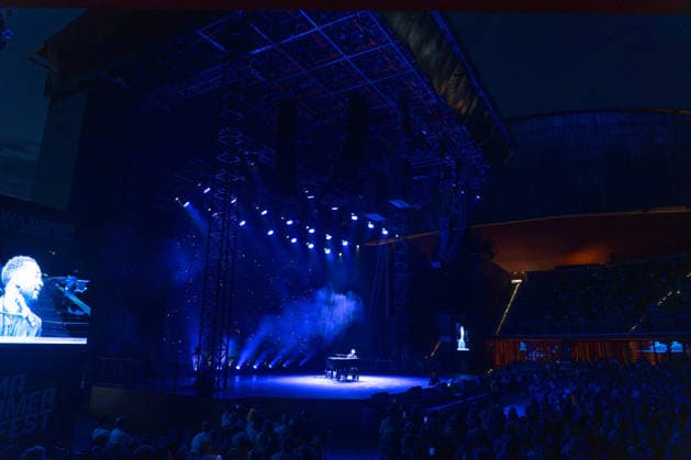 John Legend At Cavea dell Auditorium Parco della Musica Ennio Morricone - Rome John Legend performs live in Rome at the Cavea dell Auditorium Parco della Musica Ennio Morricone during his A Night of Songs & Stories tour 2026 in Rome, Italy on July 2, 2026. Photo by Andrea Bracaglia ABACAPRESS.COM Rome Italy Italy  Copyright: xBracagliaxAndrea ABACAx
