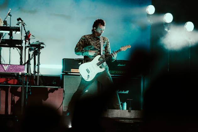 Gorillaz live at Roskilde Festival 2026 Roskilde, Denmark. 02nd, July 2026. The British band Gorillaz performs a live concert during Danish music festival Roskilde Festival 2026 in Roskilde. Here guitarist Jeff Wootton is seen live on stage. Denmark, Roskilde  Copyright: xGonzalesxPhoto MathiasxKristensenx