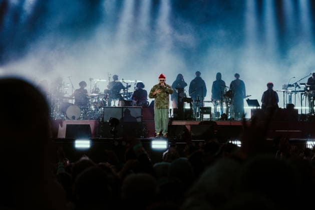 Gorillaz live at Roskilde Festival 2026 Roskilde, Denmark. 02nd, July 2026. The British band Gorillaz performs a live concert during Danish music festival Roskilde Festival 2026 in Roskilde. Here singer and musician Damon Albarn is seen live on stage. Denmark, Roskilde  Copyright: xGonzalesxPhoto MathiasxKristensenx
