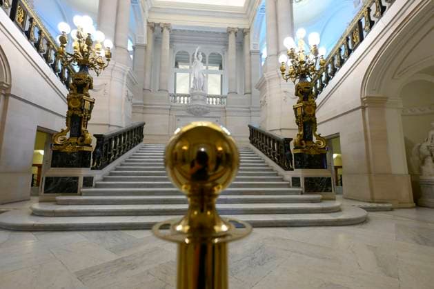 Reopening of the Royal Palace in Brussels Following Renovation BRUSSELS, BELGIUM - JULY 03 : reopening of the Royal Palace in Brussels following renovation pictured after on July 03, 2026 in Brussels, Belgium, 03 07 2026 Brussels Belgium  Copyright: xPhilipxReynaersx