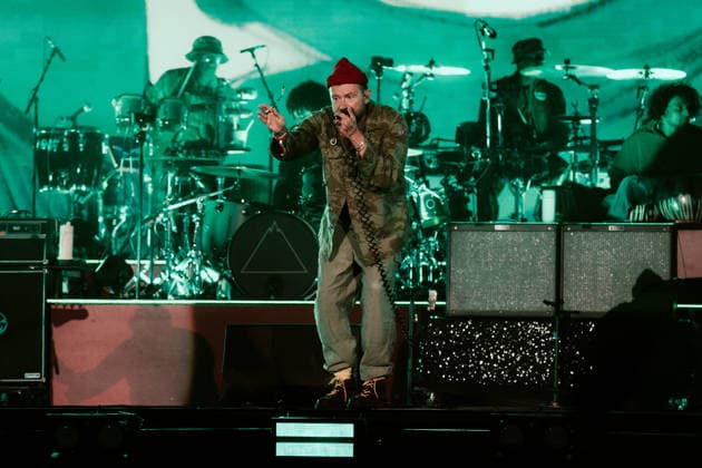 Gorillaz live at Roskilde Festival 2026 Roskilde, Denmark. 02nd, July 2026. The British band Gorillaz performs a live concert during Danish music festival Roskilde Festival 2026 in Roskilde. Here singer and musician Damon Albarn is seen live on stage. Denmark, Roskilde  Copyright: xGonzalesxPhoto MathiasxKristensenx