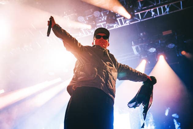 Kneecap live at Roskilde Festival 2026 Roskilde, Denmark. 03rd, July 2026. The Irish hip-hop trio Kneecap performs a live concert during Danish music festival Roskilde Festival 2026 in Roskilde. Denmark, Roskilde  Copyright: xGonzalesxPhoto ChristianxHjorthx