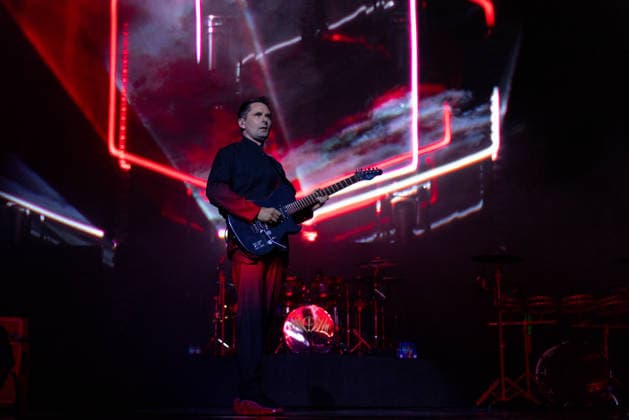 July 2, 2026, Milwaukee, Wisconsin, U.S: MATT BELLAMY of Muse during the opening night of The Wow! Signal Tour at Summerfest Music Festival in Milwaukee, Wisconsin Milwaukee U.S  - ZUMAs135 20260702_zap_s135_003 Copyright: xDanielxDeSloverx