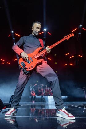 July 2, 2026, Milwaukee, Wisconsin, U.S: CHRIS WOLSTENHOLME of Muse during the opening night of The Wow! Signal Tour at Summerfest Music Festival in Milwaukee, Wisconsin Milwaukee U.S  - ZUMAs135 20260702_zap_s135_005 Copyright: xDanielxDeSloverx