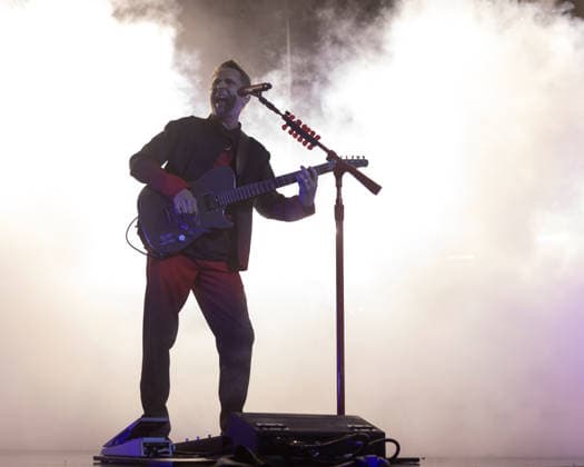 July 2, 2026, Milwaukee, Wisconsin, U.S: MATT BELLAMY of Muse during the opening night of The Wow! Signal Tour at Summerfest Music Festival in Milwaukee, Wisconsin Milwaukee U.S  - ZUMAs135 20260702_zap_s135_012 Copyright: xDanielxDeSloverx