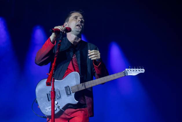 July 2, 2026, Milwaukee, Wisconsin, U.S: MATT BELLAMY of Muse during the opening night of The Wow! Signal Tour at Summerfest Music Festival in Milwaukee, Wisconsin Milwaukee U.S  - ZUMAs135 20260702_zap_s135_039 Copyright: xDanielxDeSloverx