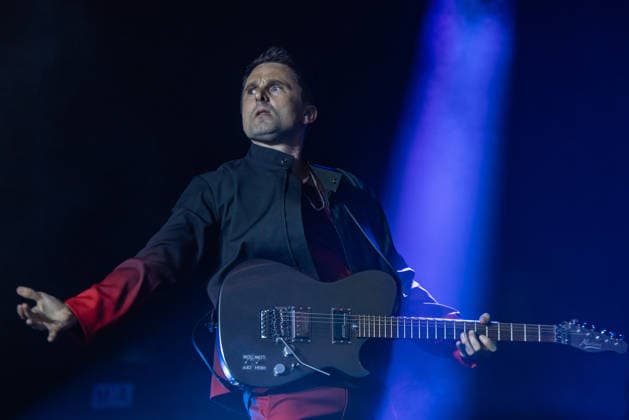 July 2, 2026, Milwaukee, Wisconsin, U.S: MATT BELLAMY of Muse during the opening night of The Wow! Signal Tour at Summerfest Music Festival in Milwaukee, Wisconsin Milwaukee U.S  - ZUMAs135 20260702_zap_s135_044 Copyright: xDanielxDeSloverx