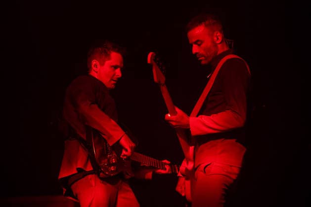 July 2, 2026, Milwaukee, Wisconsin, U.S: MATT BELLAMY and CHRiS WOLSTENHOLME of Muse during the opening night of The Wow! Signal Tour at Summerfest Music Festival in Milwaukee, Wisconsin Milwaukee U.S  - ZUMAs135 20260702_zap_s135_047 Copyright: xDanielxDeSloverx