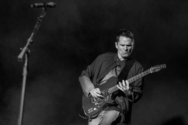 July 2, 2026, Milwaukee, Wisconsin, U.S: MATT BELLAMY of Muse during the opening night of The Wow! Signal Tour at Summerfest Music Festival in Milwaukee, Wisconsin Milwaukee U.S  - ZUMAs135 20260702_zap_s135_057 Copyright: xDanielxDeSloverx
