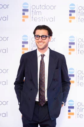 July 2, 2026, San Valentino Torio, Salerno, Italy: Giuliano Squitieri, founder of the Outdoor Film Festival, attends the photocall during the Outdoor Film Festival 2026 in San Valentino Torio, Salerno, Italy, on July 2, 2026. San Valentino Torio Italy  - ZUMAl175 20260702_zip_l175_001 Copyright: xFrancescoxLucianox
