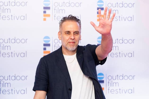 July 2, 2026, San Valentino Torio, Salerno, Italy: Giuliano Squitieri, founder of the Outdoor Film Festival, attends the photocall during the Outdoor Film Festival 2026 in San Valentino Torio, Salerno, Italy, on July 2, 2026. San Valentino Torio Italy - ZUMAl175 20260702_zip_l175_007 Copyright: xFrancescoxLucianox