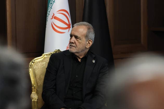 Turkish Vice President Cevdet Yilmaz in Tehran TEHRAN, IRAN - JULY 3: Iranian President Masoud Pezeshkian attends a meeting with Turkish Vice President Cevdet Yilmaz (not seen) and the accompanying Turkish delegation in Tehran, Iran, on July 3, 2026. Yilmaz arrived in the Iranian capital to attend the state funeral ceremony for former Iranian Supreme Leader Ali Khamenei, who lost his life in a joint U.S.-Israeli attack on Iran on Feb. 28. Ahmet Okur Anadolu Tehran Iran. Editorial use only. Please get in touch for any other usage.  Copyright: x2026xAnadoluxAhmetxOkurx