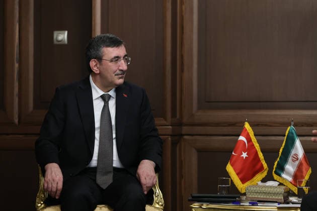 Turkish Vice President Cevdet Yilmaz in Tehran TEHRAN, IRAN - JULY 3: Turkish Vice President Cevdet Yilmaz meets with Iranian President Masoud Pezeshkian (not seen) in Tehran, Iran, on July 3, 2026. Yilmaz arrived in the Iranian capital to attend the state funeral ceremony for former Iranian Supreme Leader Ali Khamenei, who lost his life in a joint U.S.-Israeli attack on Iran on Feb. 28. Ahmet Okur Anadolu Tehran Iran. Editorial use only. Please get in touch for any other usage.  Copyright: x2026xAnadoluxAhmetxOkurx