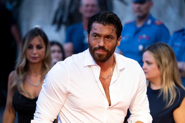 July 2, 2026, San Valentino Torio, Salerno, Italy: Can Yaman attends the photocall during the Outdoor Film Festival 2026 in San Valentino Torio, Salerno, Italy, on July 2, 2026. San Valentino Torio Italy  - ZUMAl175 20260702_zip_l175_073 Copyright: xFrancescoxLucianox