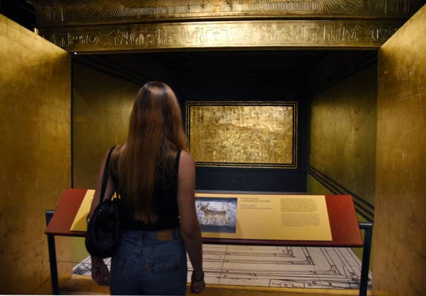 Toutankhamon Reconstruction Spectacular At Porte du Versailles - Paris Toutankhamon, Reconstition spectacular his tomb and his treasures of Pharaon at Porte du Versailles in Paris, France on July 2, 2026. Photo by Alain Apaydin ABACAPRESS.COM Paris Ile-de-France France  Copyright: xApaydinxAlain ABACAx