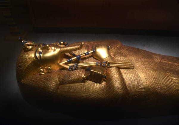 Toutankhamon Exhibition - Paris Toutankhamon, Reconstition spectacular his tomb and his treasures of Pharaon at Porte du Versailles in Paris, France on July 2, 2026. Photo by Alain Apaydin ABACAPRESS.COM Paris Ile-de-France France  Copyright: xApaydinxAlain ABACAx