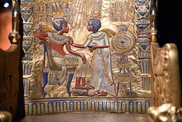 Toutankhamon Reconstruction Spectacular At Porte du Versailles - Paris Toutankhamon, Reconstition spectacular his tomb and his treasures of Pharaon at Porte du Versailles in Paris, France on July 2, 2026. Photo by Alain Apaydin ABACAPRESS.COM Paris Ile-de-France France  Copyright: xApaydinxAlain ABACAx