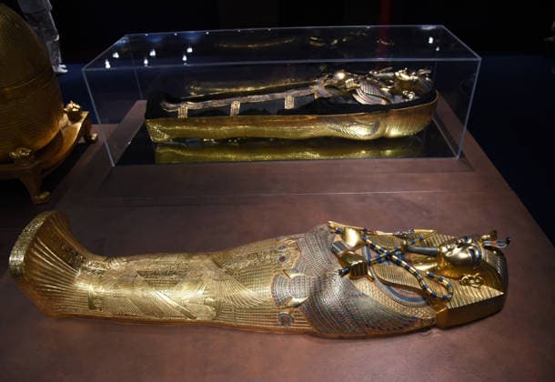 Toutankhamon Reconstruction Spectacular At Porte du Versailles - Paris Toutankhamon, Reconstition spectacular his tomb and his treasures of Pharaon at Porte du Versailles in Paris, France on July 2, 2026. Photo by Alain Apaydin ABACAPRESS.COM Paris Ile-de-France France  Copyright: xApaydinxAlain ABACAx