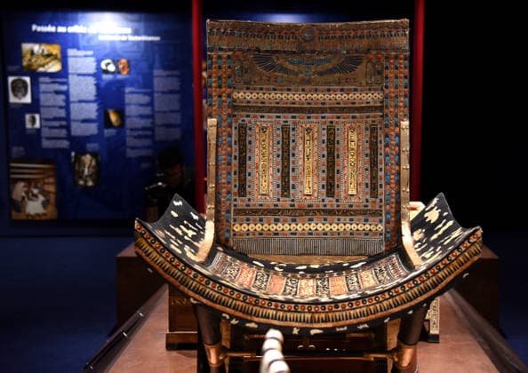 Toutankhamon Reconstruction Spectacular At Porte du Versailles - Paris Toutankhamon, Reconstition spectacular his tomb and his treasures of Pharaon at Porte du Versailles in Paris, France on July 2, 2026. Photo by Alain Apaydin ABACAPRESS.COM Paris Ile-de-France France  Copyright: xApaydinxAlain ABACAx