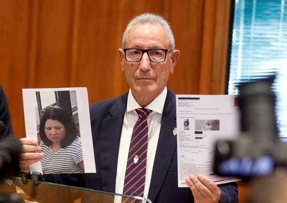 PRESS CONFERENCE ON THE MONACO EXPLOSION PHOTOPQR NICE MATIN Jean François Ottonello Monaco July 3, 2026 Press conference following the bomb explosion in Monaco Eric Arella, head of the Public Security Department, and Morgan Raymond, deputy prosecutor of Monaco. Eric Arella shows a photo of the main suspect, Anastasiia Berezovska, a Ukrainian woman residing in Germany. Monaco, July 3, 2026. Press conference following the bomb explosion in Monaco. The prime suspect is a 39-year-old Ukrainian woman residing in Germany. Monaco, France  Copyright: xPHOTOPQR NICExMATIN MAXPPPxJeanxFrançoisxOttonellox 20260703NIM4014 20260703NIM4014
