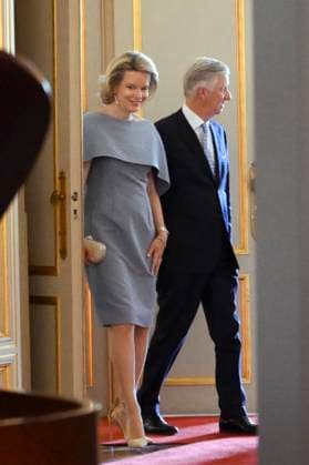Reopening of the Royal Palace in Brussels Following Renovation BRUSSELS, BELGIUM - JULY 03: King Philippe of Belgium and Queen Mathilde of Belgium pictured visiting the reopening of the Royal Palace in Brussels following renovation pictured after on July 03, 2026 in Brussels, Belgium, 03 07 2026 Brussels Belgium  Copyright: xPhilipxReynaersx