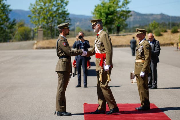 Felipe VI Presents the Royal Commissions to the 51st Class of the Non-Commissioned Officers Corps King Felipe VI presides over the ceremony to present the Royal Commissions to the 51st Class of the Non-Commissioned Officers Corps, at the General Basic Academy for Non-Commissioned Officers, on July 3, 2026, in Talarn, Lleida, Catalonia, Spain JULY 3, 2026 Kike Rincó Spain  Copyright: xKikexRinconx 7640168