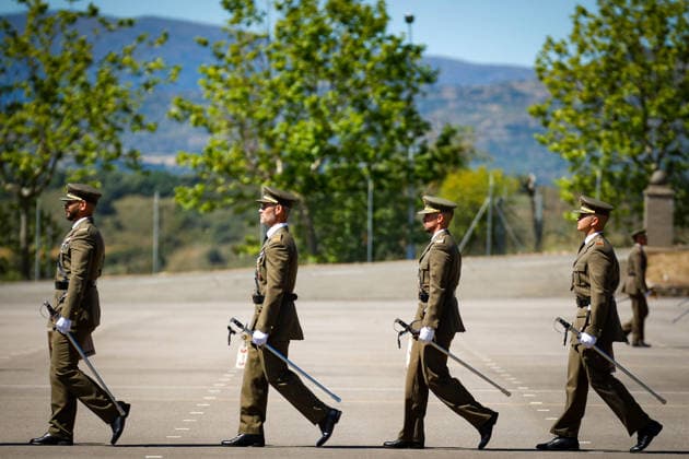 Felipe VI Presents the Royal Commissions to the 51st Class of the Non-Commissioned Officer Corps King Felipe VI presides over the ceremony to present the Royal Commissions to the 51st Class of the Non-Commissioned Officer Corps, at the General Basic Academy for Non-Commissioned Officers, on July 3, 2026, in Talarn, Lleida, Catalonia, Spain JULY 3, 2026 Kike Rincó Spain  Copyright: xKikexRinconx 7640165