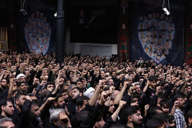 RECORD DATE NOT STATED Ceremony Ahead Of Supreme Leader Ali Khamenei funeral - Tehran This handout photograph provided by the Iranian supreme leader office (Khamenei.ir) shows mourners gathering around the coffin of Iran’s the slain Supreme leader Ali Khamenei during a ceremony ahead of his funeral in Tehran on July 2, 2026.Photo by PARSPIX ABACAPRESS.COM Terhan Iran  Copyright: xParspix ABACAx