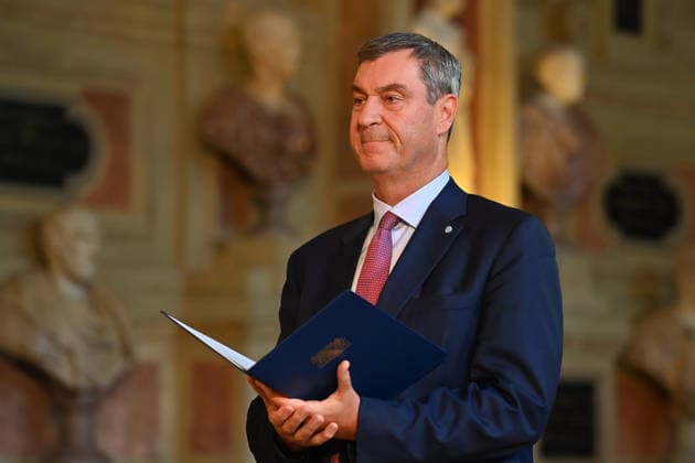 Markus SOEDER (Ministerpraesident Bayern und CSU Vorsitzender)l Einzelbild,angeschnittenes Einzelmotiv, Halbfigur,halbe Figur. Verleihung Bayerischer Verdienstorden im Antiquariat der Residenz in Muenchen am 03.07.2026. *** Markus SOEDER, Minister-President of Bavaria and CSU Chairman Single image, cropped close-up, half-length portrait, presentation of the Bavarian Order of Merit at the Antiquariat der Residenz in Munich on July 3, 2026