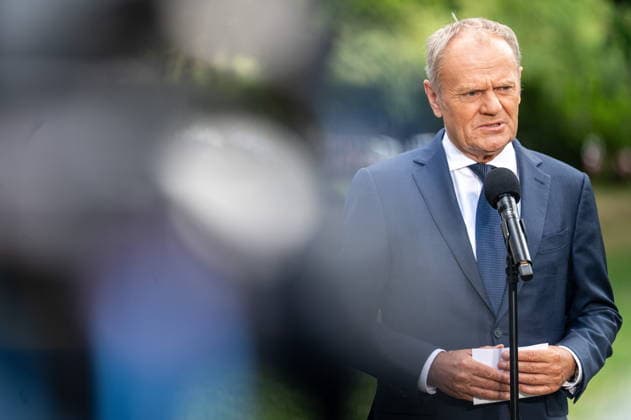 WARSZAWA 03.07.2026 Konferencja Prasowa Premiera Donalda Tuska w Warszawie fot.Kai Taller Arena Akcji NEWSPIX.PL --- Newspix.pl WARSAW, POLAND Prime Minister Donald Tusk s Press Conference in Warsaw POLAND OUT!  AA_03072026_cmr4ts5m