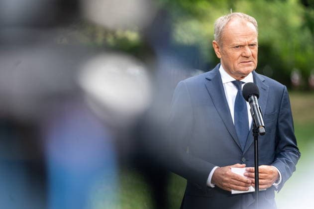 WARSZAWA 03.07.2026 Konferencja Prasowa Premiera Donalda Tuska w Warszawie fot.Kai Taller Arena Akcji NEWSPIX.PL --- Newspix.pl WARSAW, POLAND Prime Minister Donald Tusk s Press Conference in Warsaw POLAND OUT!  AA_03072026_cmr4tszt