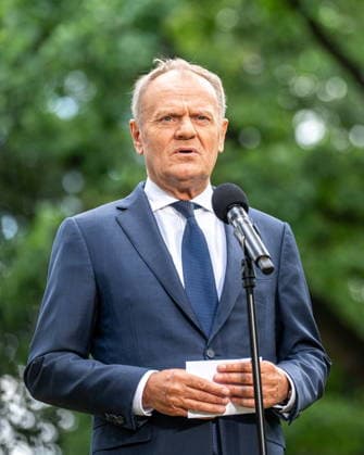 WARSZAWA 03.07.2026 Konferencja Prasowa Premiera Donalda Tuska w Warszawie fot.Kai Taller Arena Akcji NEWSPIX.PL --- Newspix.pl WARSAW, POLAND Prime Minister Donald Tusk s Press Conference in Warsaw POLAND OUT!  AA_03072026_cmr4tt0w