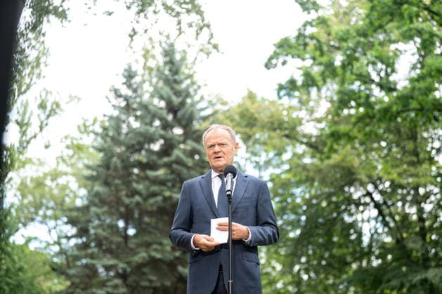 WARSZAWA 03.07.2026 Konferencja Prasowa Premiera Donalda Tuska w Warszawie fot.Kai Taller Arena Akcji NEWSPIX.PL --- Newspix.pl WARSAW, POLAND Prime Minister Donald Tusk s Press Conference in Warsaw POLAND OUT!  AA_03072026_cmr4tu51